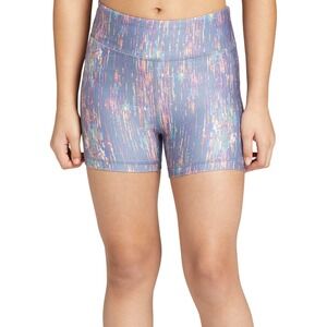 DSG Girls' L Performance Shortie, Large, Sketchy Ikat Grey Gray